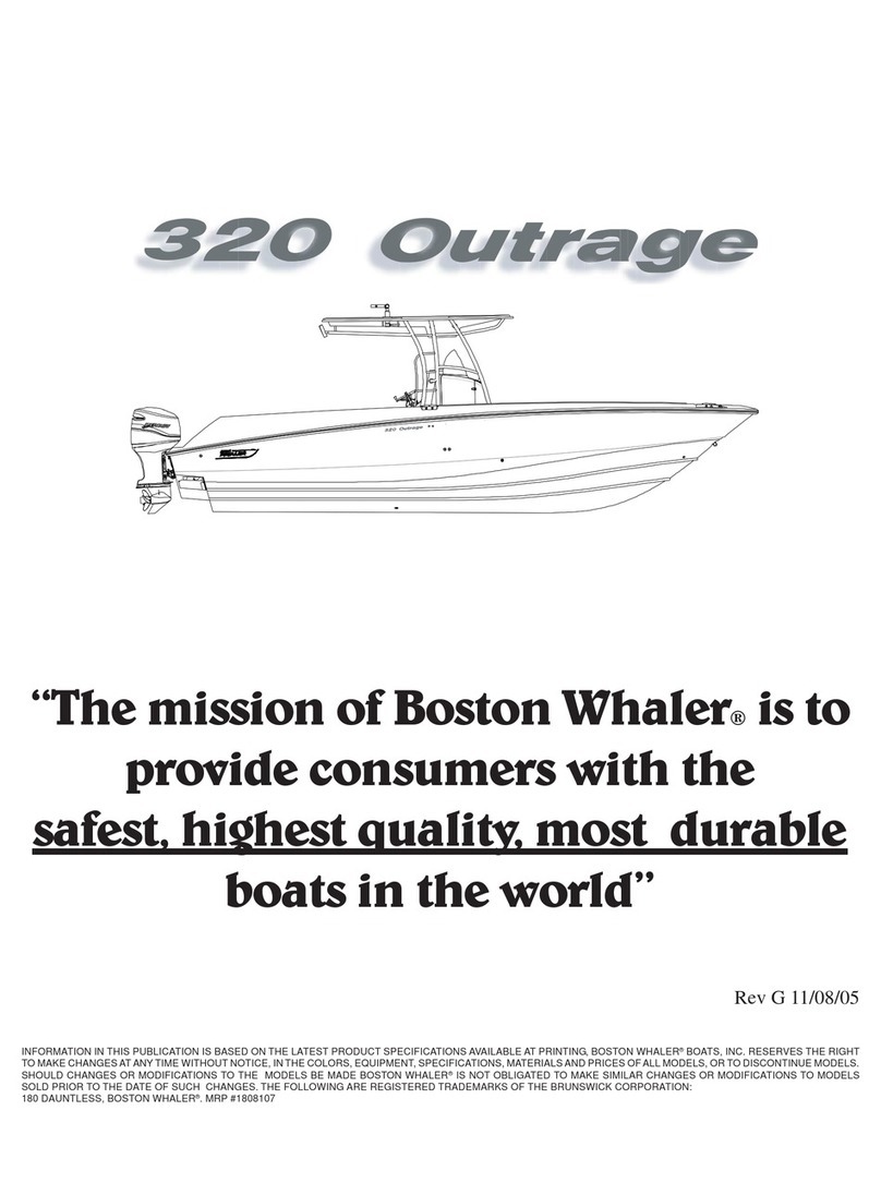 Boston Whaler 320 Outrage User manual