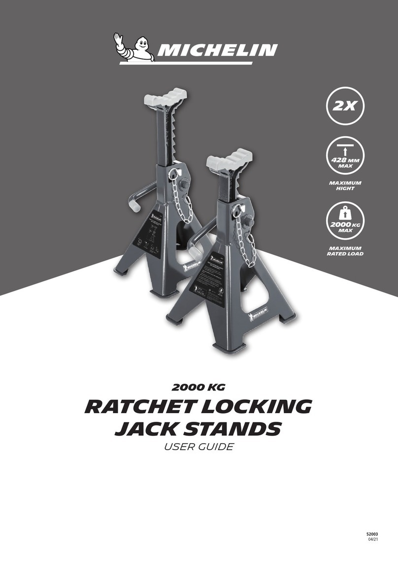 Michelin Ratchet Locking Jack Stands user guide
