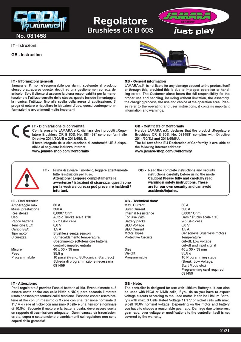 Jamara COOL RUNNING 081458 User manual