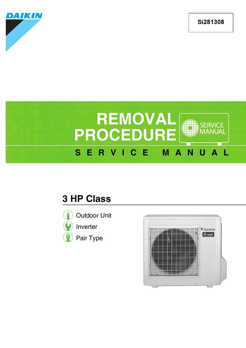 Daikin 3 HP Series Service manual
