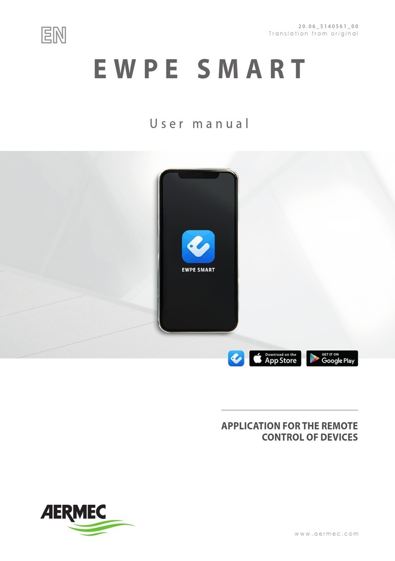 AERMEC EWPE SMART user manual
