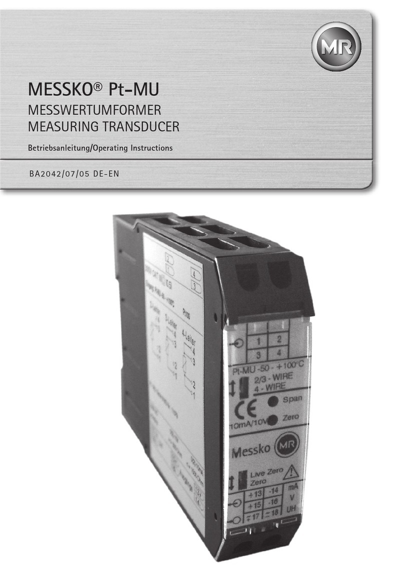 MESSKO Pt-MU operating instructions