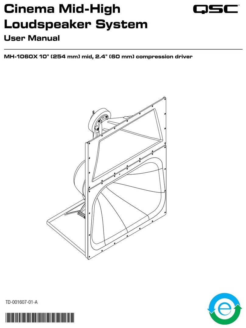 QSC MH-1060 Series user manual