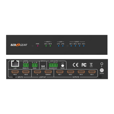 BZB Gear BG-UHD-VW24 user manual