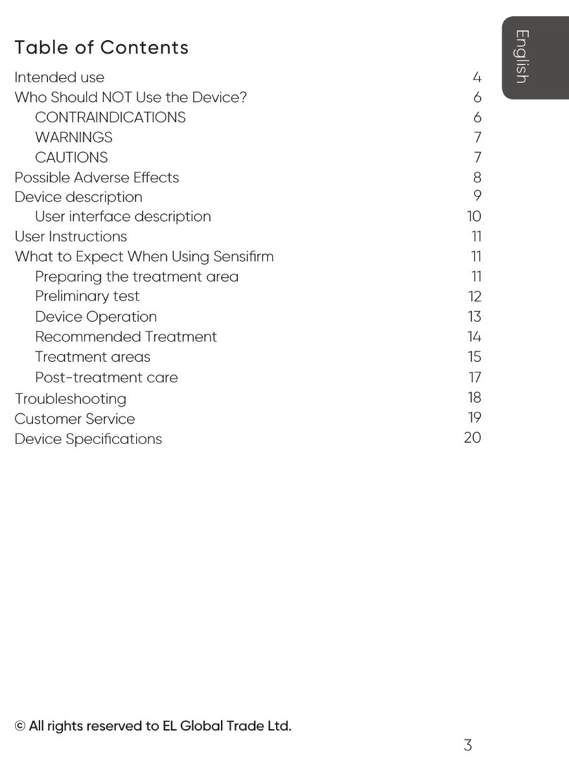 Sensica Sensifirm CEL100EU Series manual