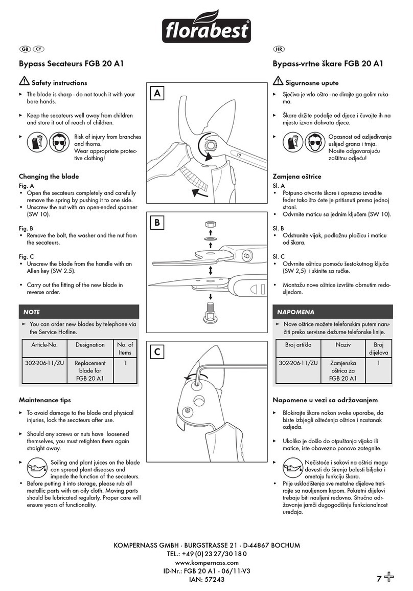 Kompernass FLORABEST FGB 20 A1 quick start guide