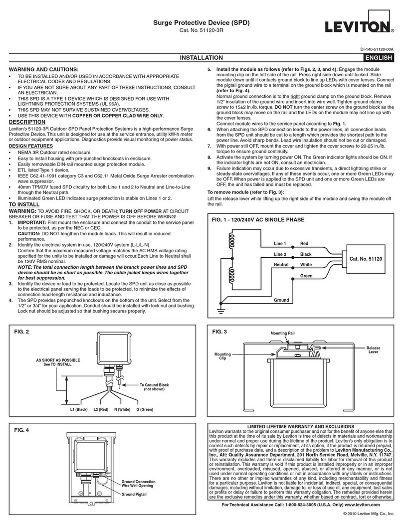 Leviton 51120-3R Installation