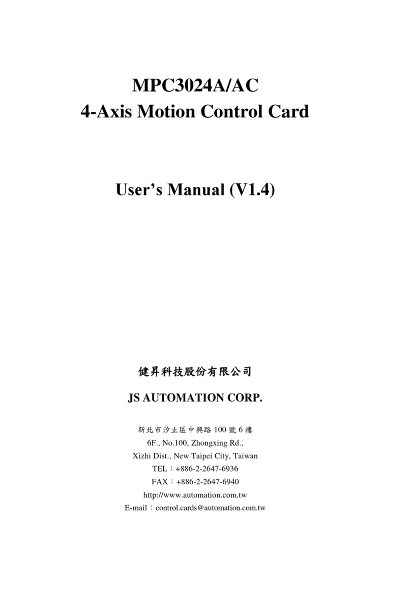 JS Automation MPC3024A user manual