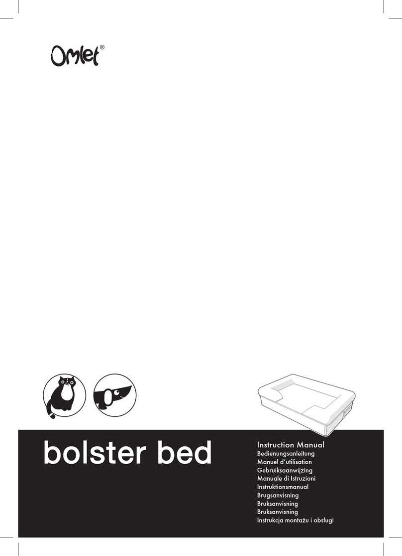 Omlet Bolster Bed 24 instruction manual