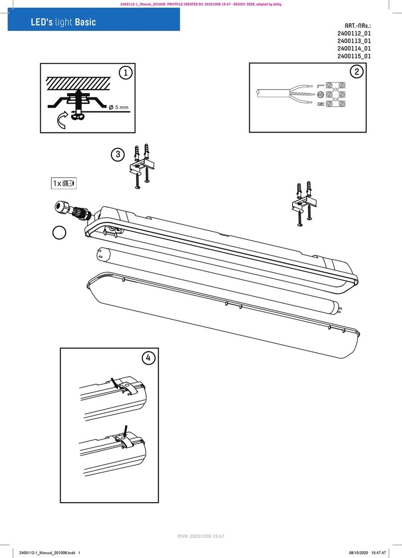 LED's light 2400112-01 quick start guide
