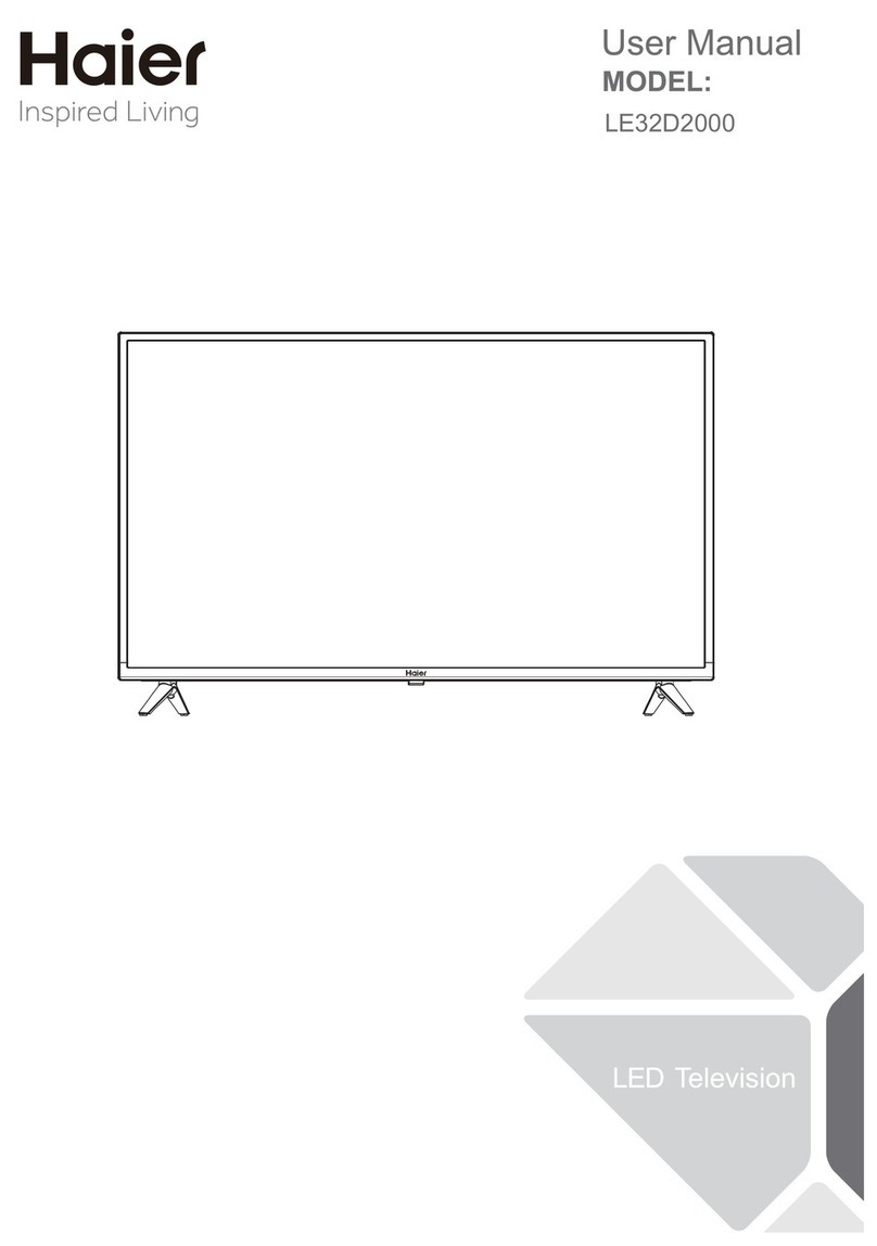 Haier LE32D2000 User manual Haier LE32D2000 User manual