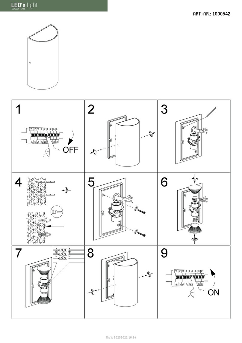 LED's light 1000542 quick start guide
