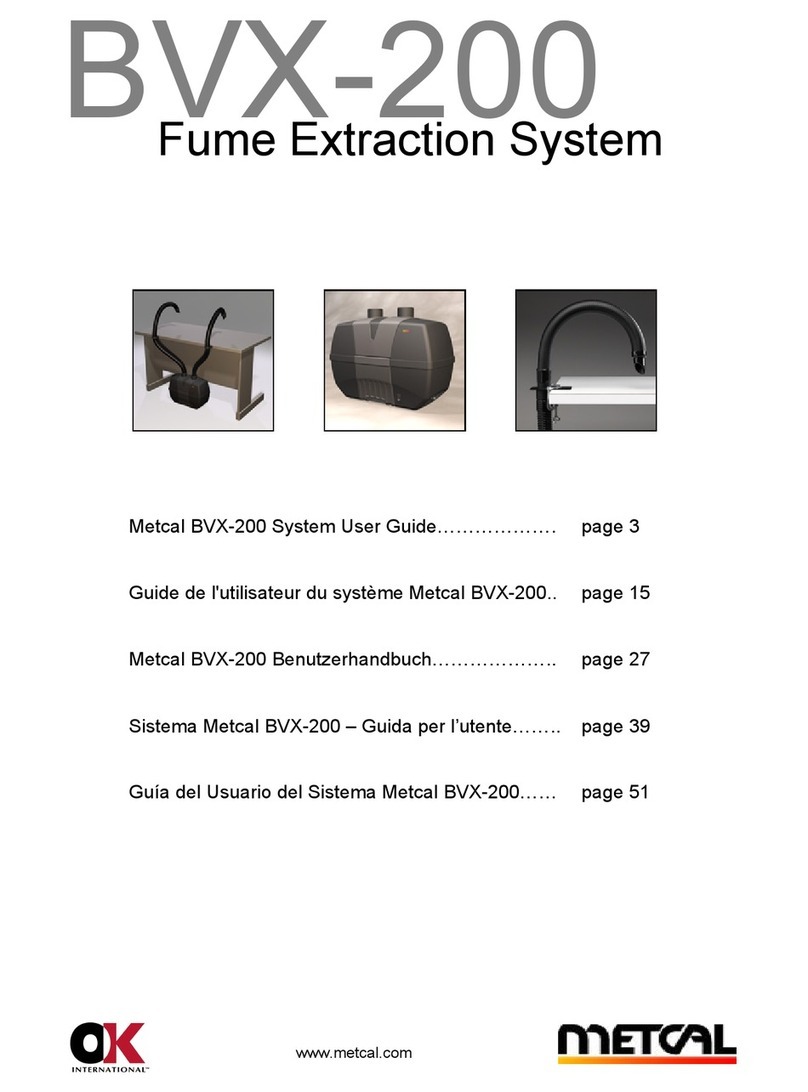 OK International Metcal BVX-200 user guide OK International Metcal BVX-200 user guide