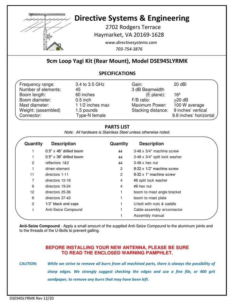 Directive Systems & Engineering DSE945LYRMK quick start guide