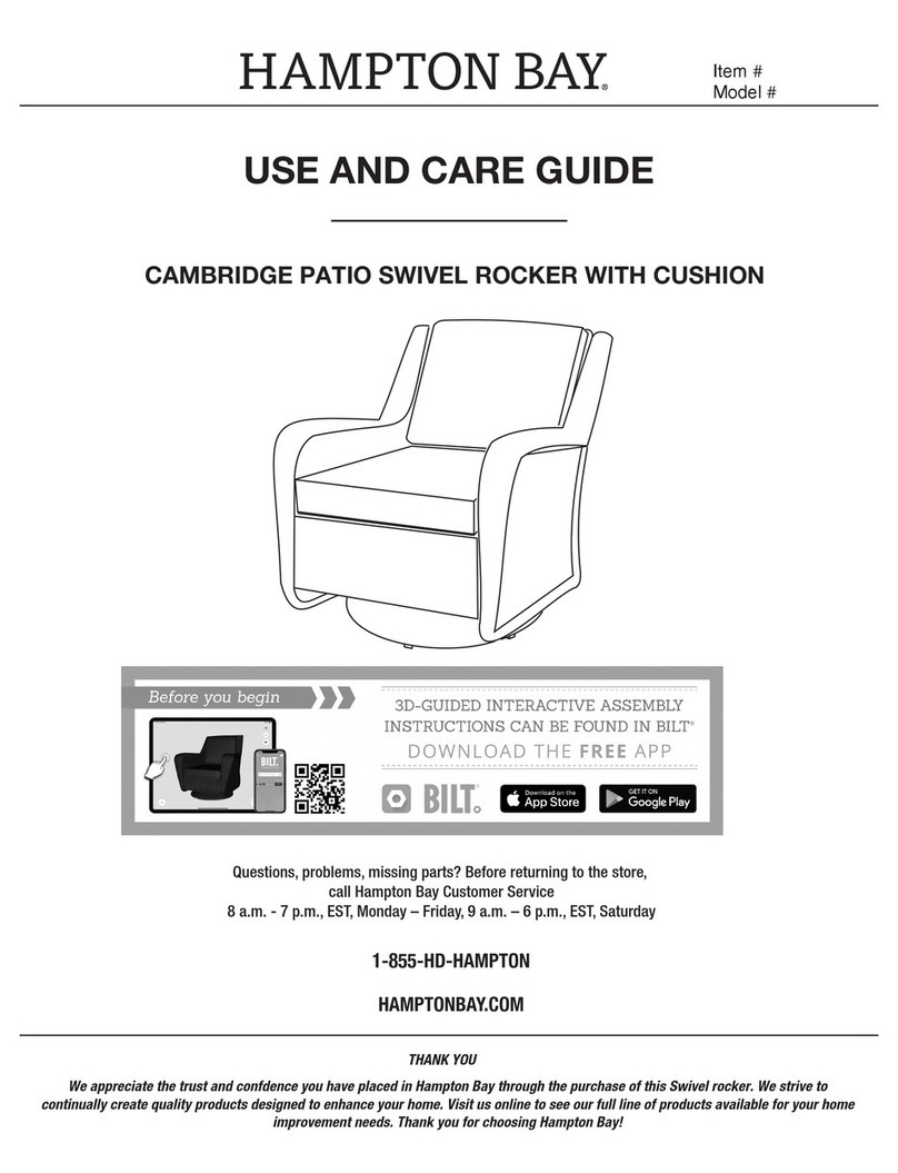 HAMPTON BAY CAMBRIDGE 517148B User manual