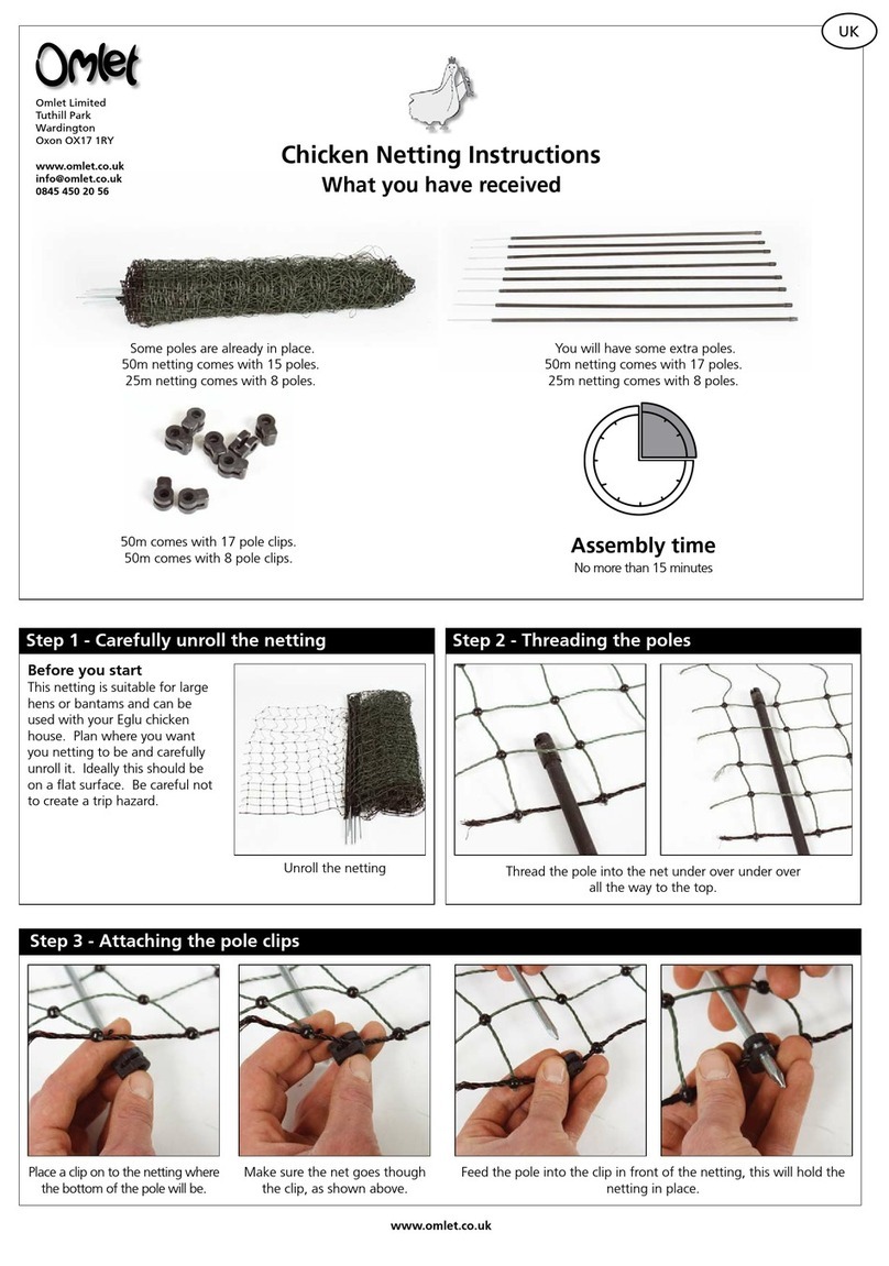 Omlet Chicken Netting User manual