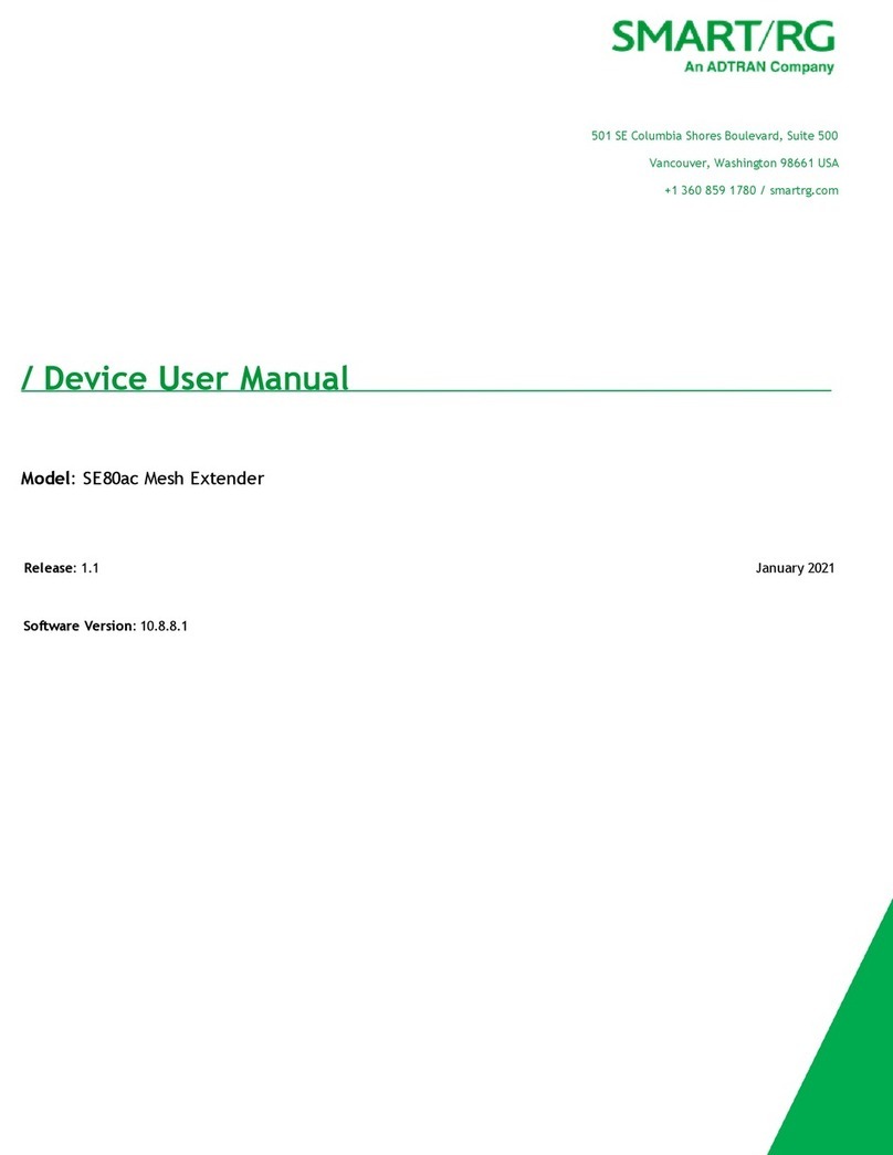 ADTRAN SmartRG SE80ac user manual