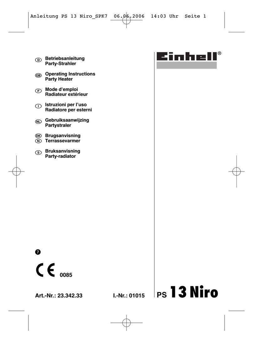 EINHELL PS 13 Niro User manual