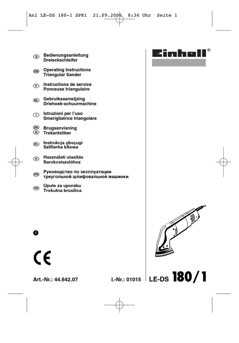 EINHELL LE-DS 180/1 User manual