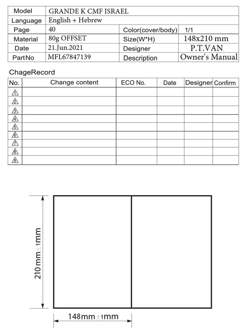 LG VC Series User manual