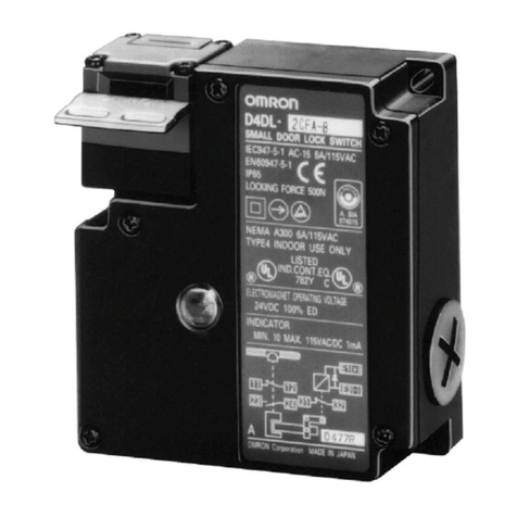 Omron D4DL User manual