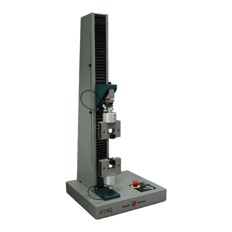 Tinius Olsen L Series Instructions for use
