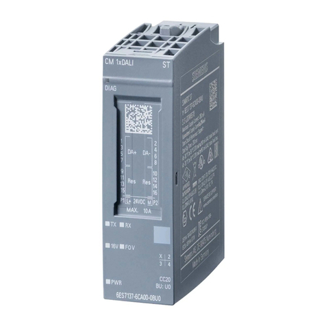 Siemens SIMATIC ET 200SP CM 1xDALI Owner's manual