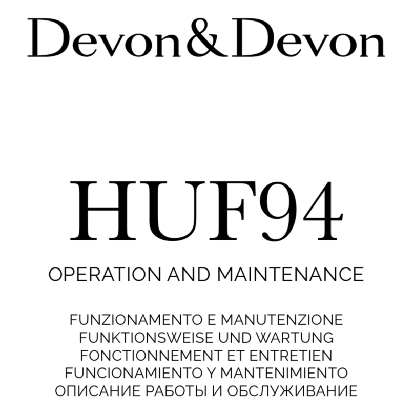 Devon & Devon HUF94 Installation guide