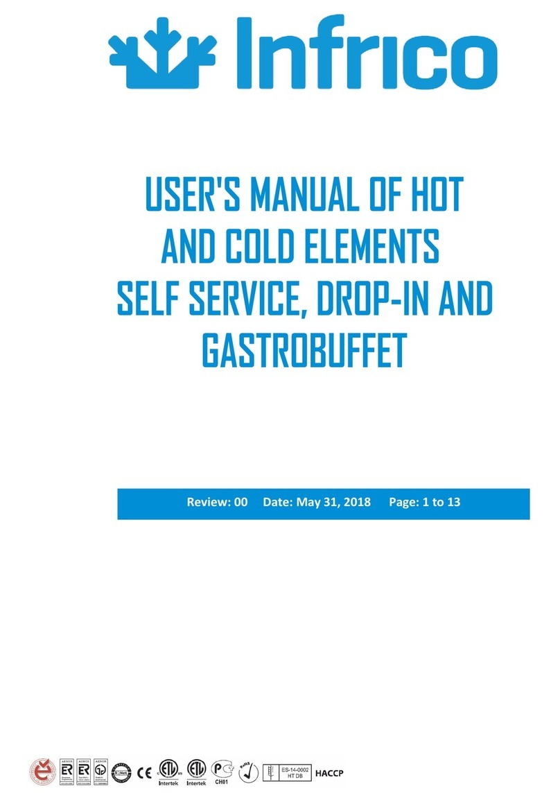 Infrico Vitrine user manual