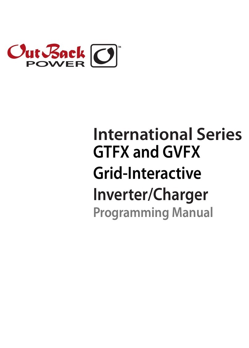 OutBack Power GTFX Series Owner's manual