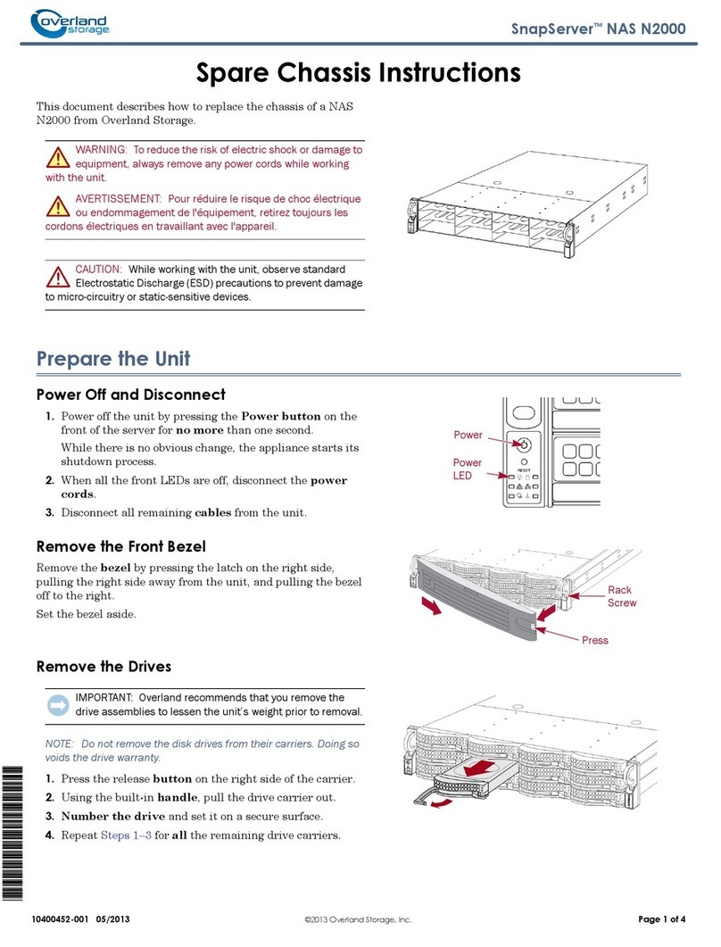 Overland Storage SnapServer NAS N2000 instructions