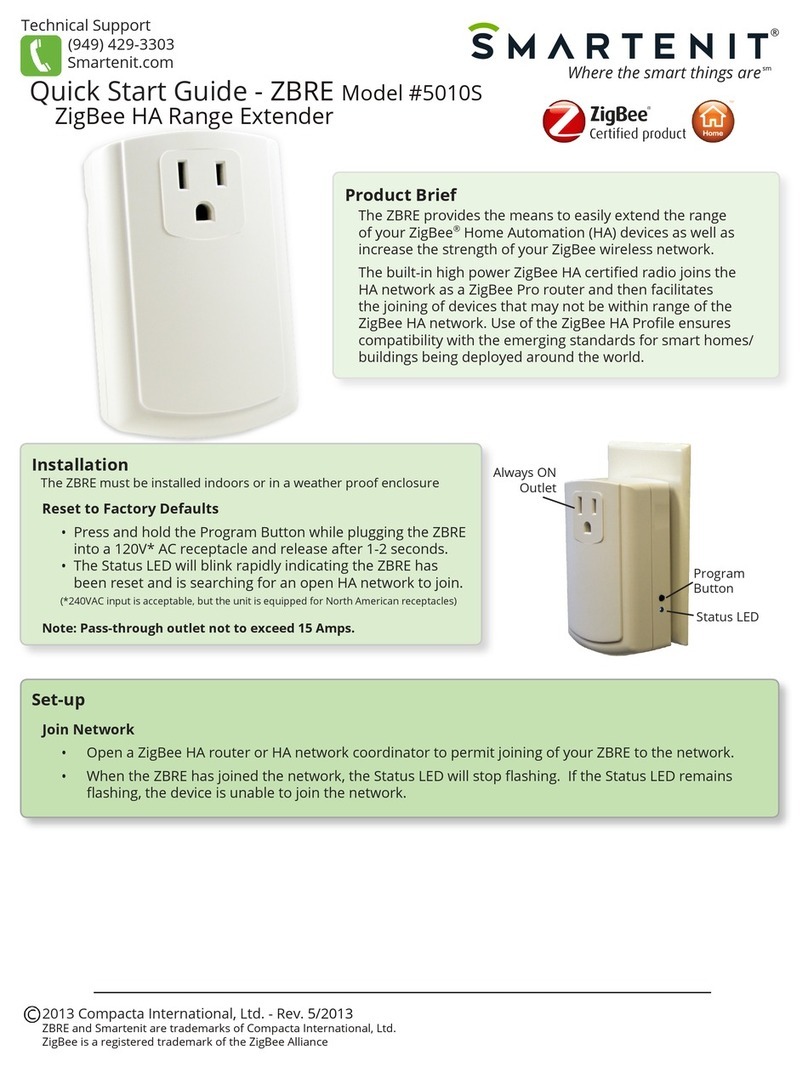 Smartenit ZBRE quick start guide