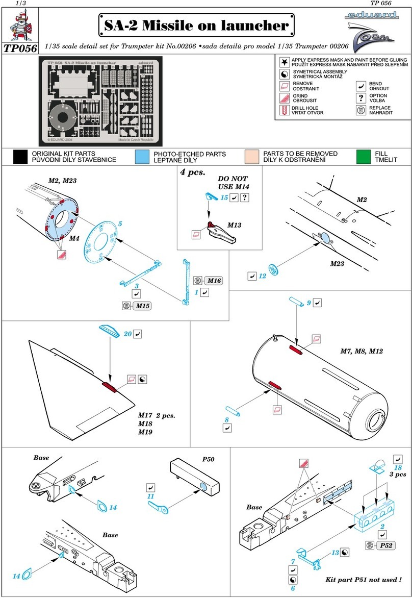 Eduard Zoom SA-2 Missile on launcher manual Eduard Zoom SA-2 Missile on launcher manual
