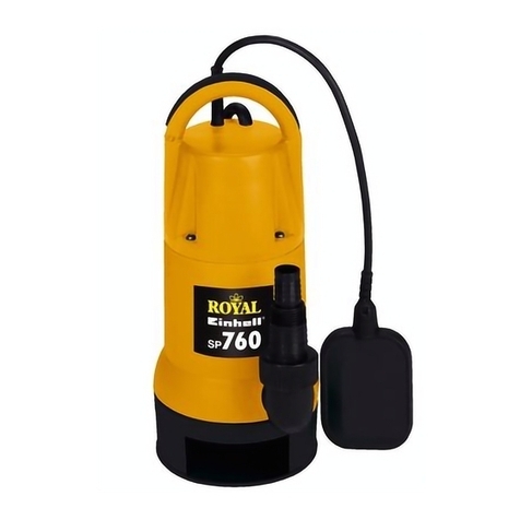 Einhell Royal SP 760 operating instructions