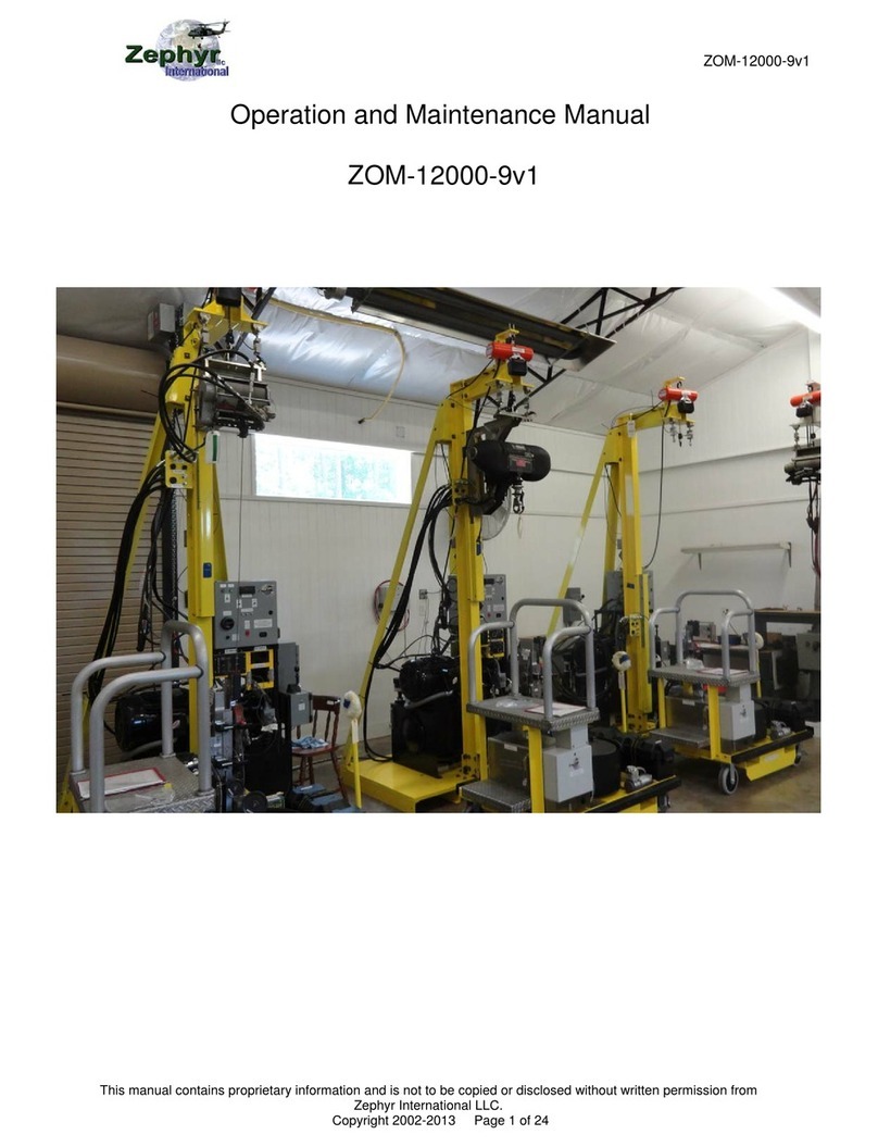 Zephyr ZOM-12000-9v1 User manual