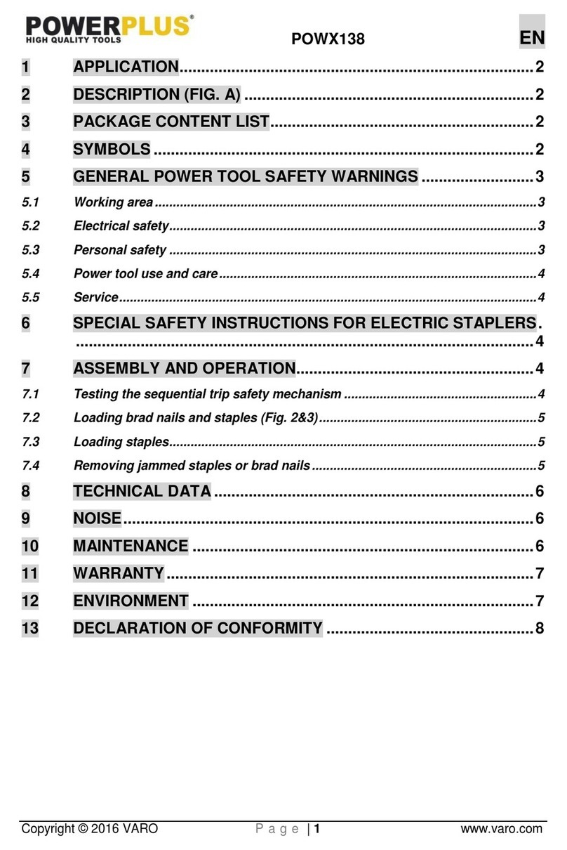 Powerplus POWX138 manual