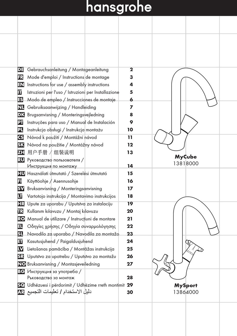 Hans Grohe MySport 13864000 Manual Hans Grohe MySport 13864000 Manual
