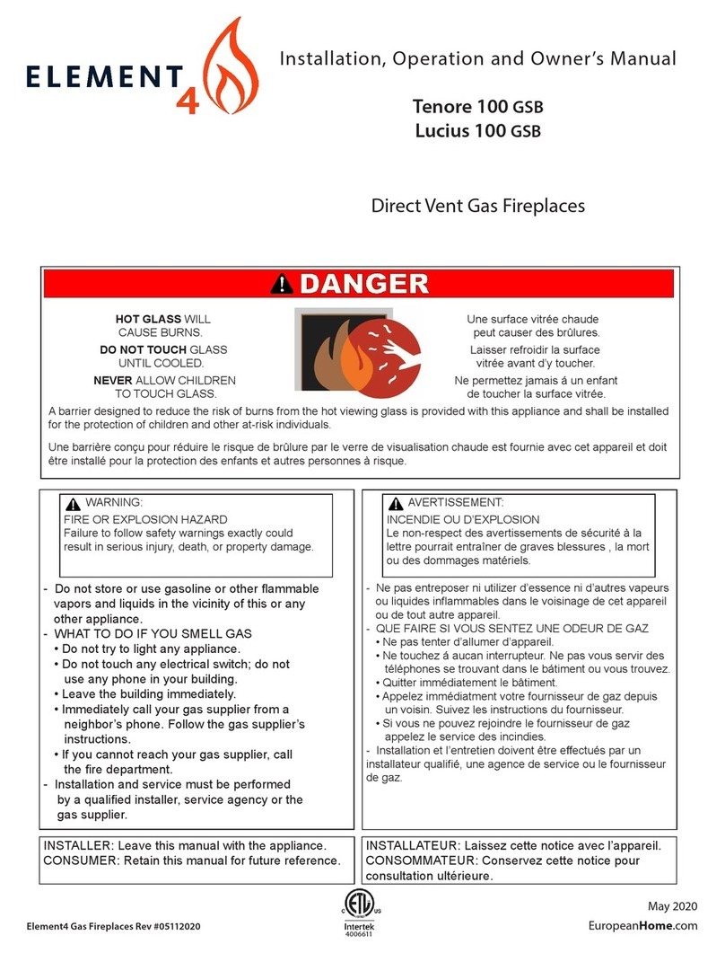 Element4 Tenore 100 GSB User manual Element4 Tenore 100 GSB User manual