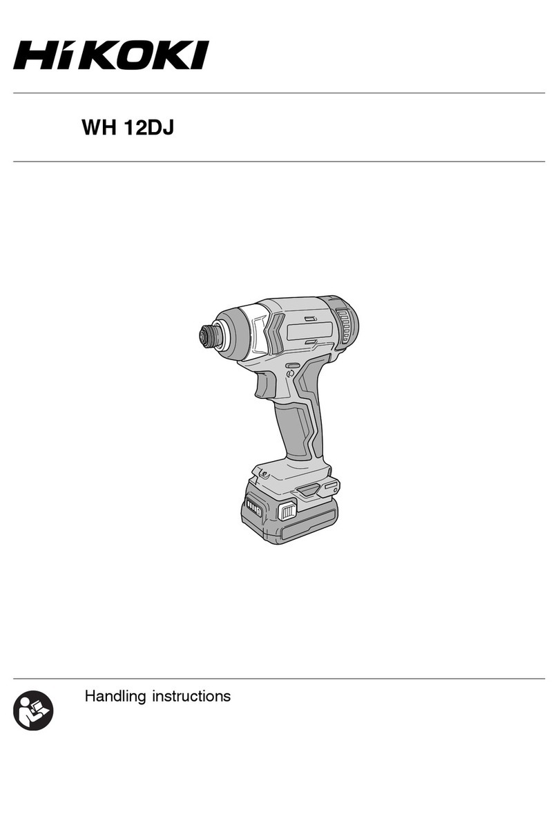 HIKOKI WH 12DJ User manual