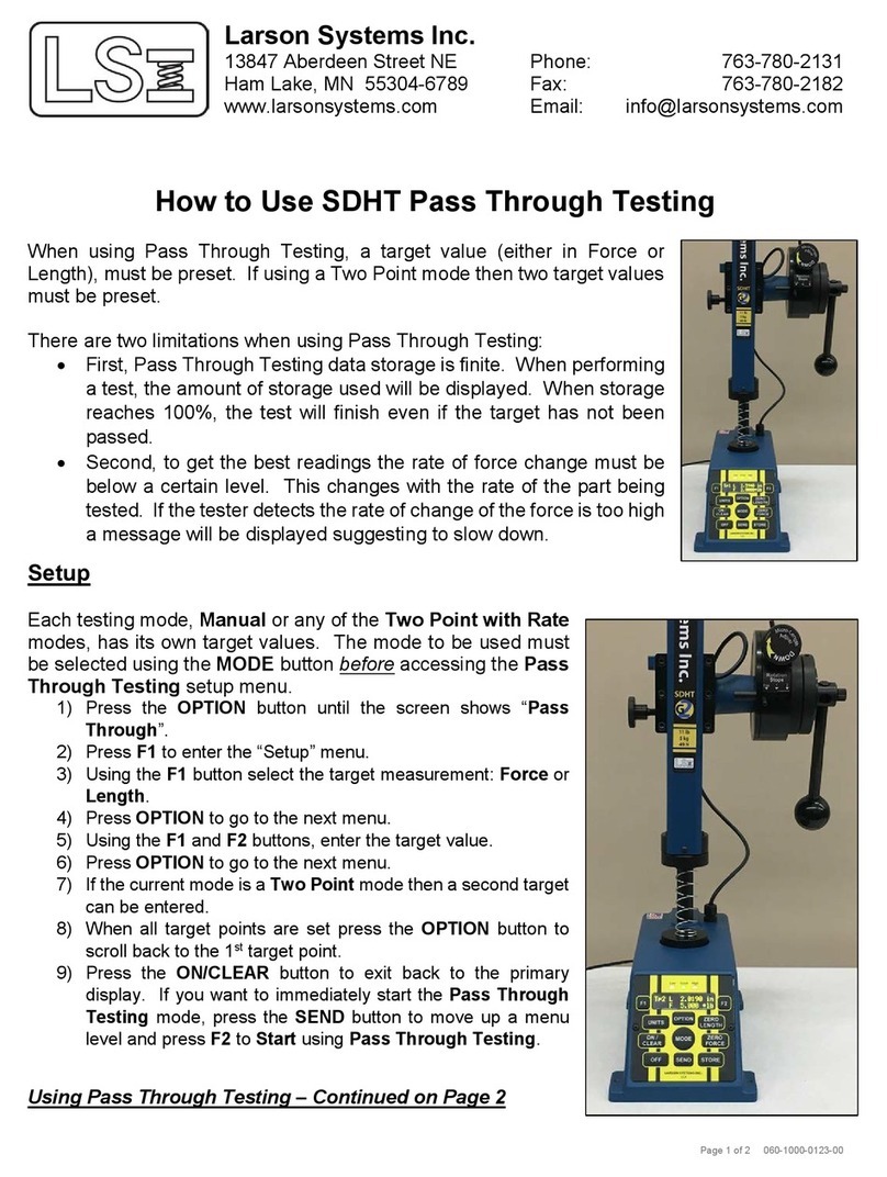LS SDHT user guide