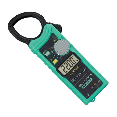 KYORITSU KEW 2200R quick start guide