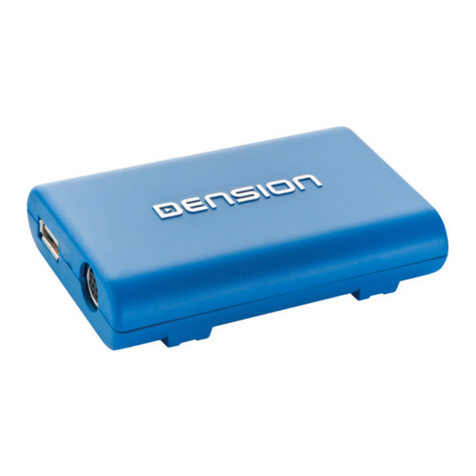 Dension Lite BT GBL-9230-1 User manual