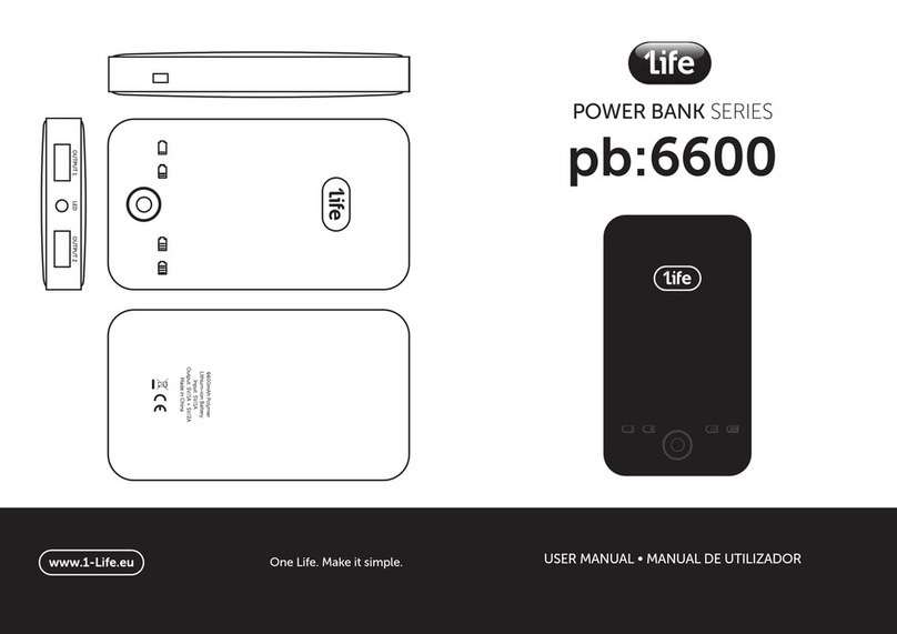 1-life POWER BANK Series user manual