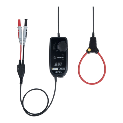 Chauvin Arnoux MiniFlex MA110 user manual Chauvin Arnoux MiniFlex MA110 user manual