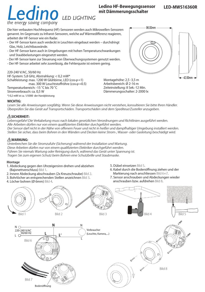 Ledino LED-MWS16360R User manual