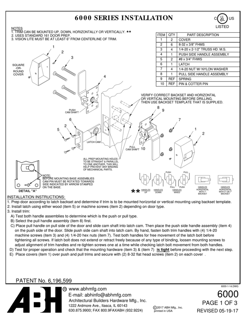 ABH 6000 Series User manual