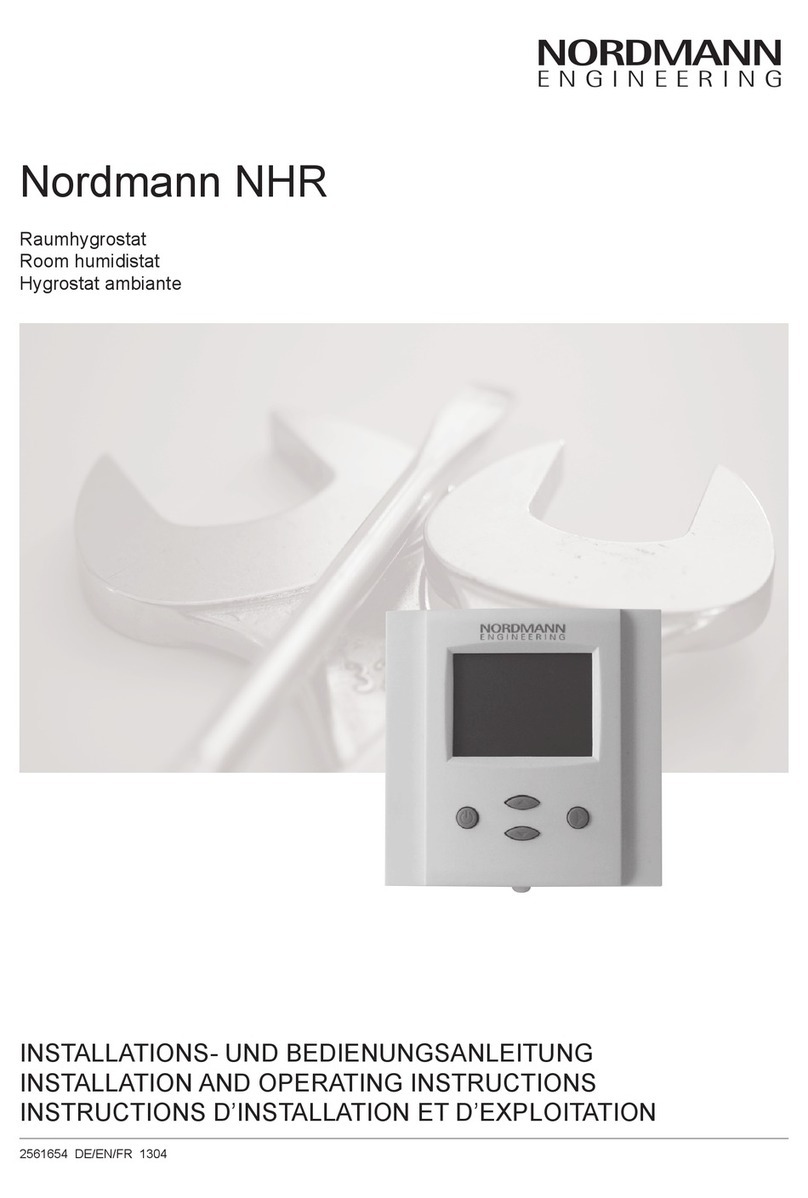 Nordmann Engineering NHR Installation and operating instructions Nordmann Engineering NHR Installation and operating instructions