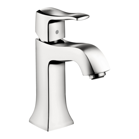 Hans Grohe Metris Classic 31075 Series User manual Hans Grohe Metris Classic 31075 Series User manual
