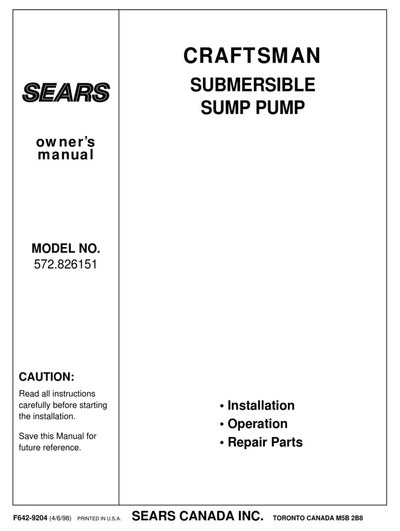 Sears 572.826151 owner's manual