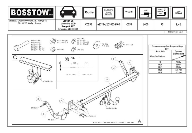 BOSSTOW C0555 quick start guide